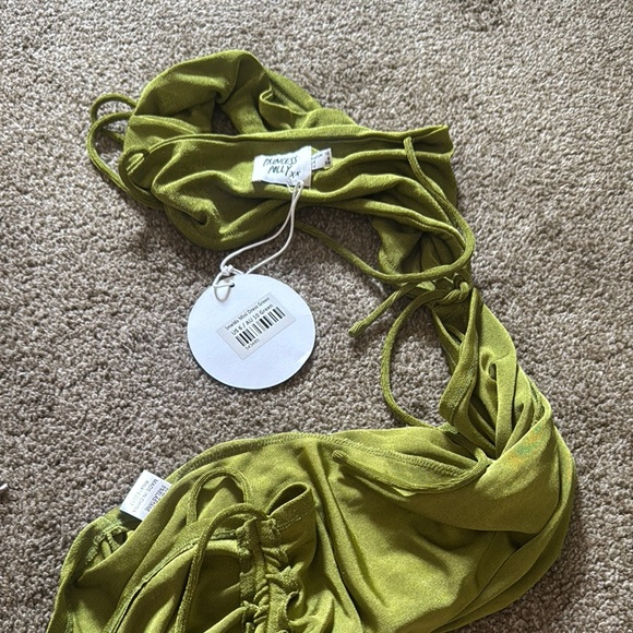 Princess Polly  Olive Green  dress - Picture 3 of 3